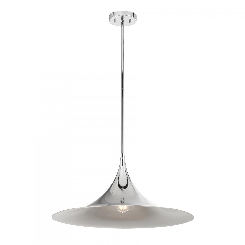 Savoy House Bowdin 1-Light Pendant Polished Chrome