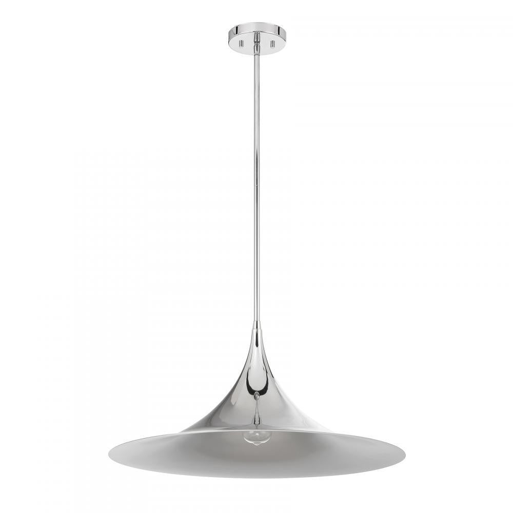 Savoy House Bowdin 1-Light Pendant in Polished Chrome, Savoy House 7-7639-1-11 ALXLL