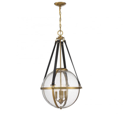 Savoy House Bozeman 4-Light Pendant Warm Brass
