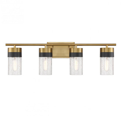 Savoy House Brickell 4-Light Bath Vanity Warm Brass