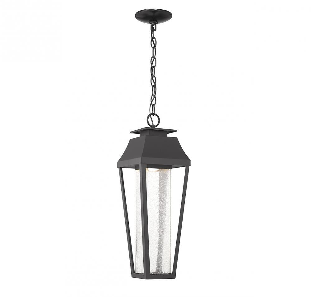 Savoy House Brookline LED Outdoor Hanging Lantern Matte Black