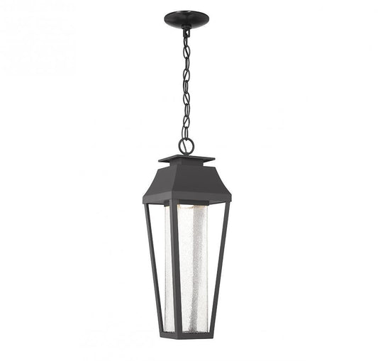 Savoy House Brookline LED Outdoor Hanging Lantern Matte Black