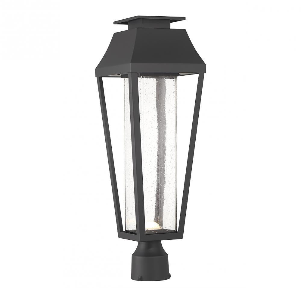 Savoy House Brookline LED Outdoor Post Lantern Matte Black
