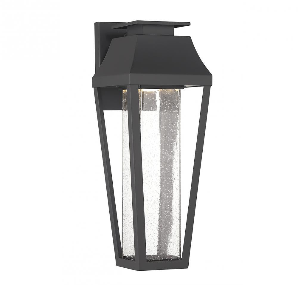Savoy House Brookline 18-in LED Outdoor Wall Lantern Matte Black