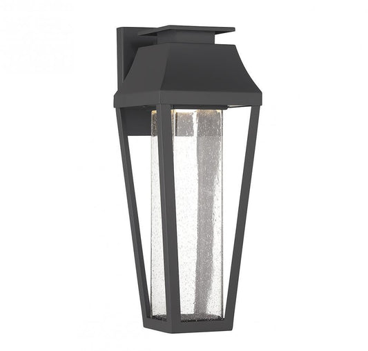 Savoy House Brookline 18-in LED Outdoor Wall Lantern Matte Black