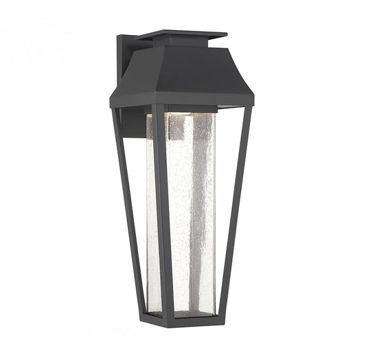 Savoy House Brookline 20-in LED Outdoor Wall Lantern Matte Black