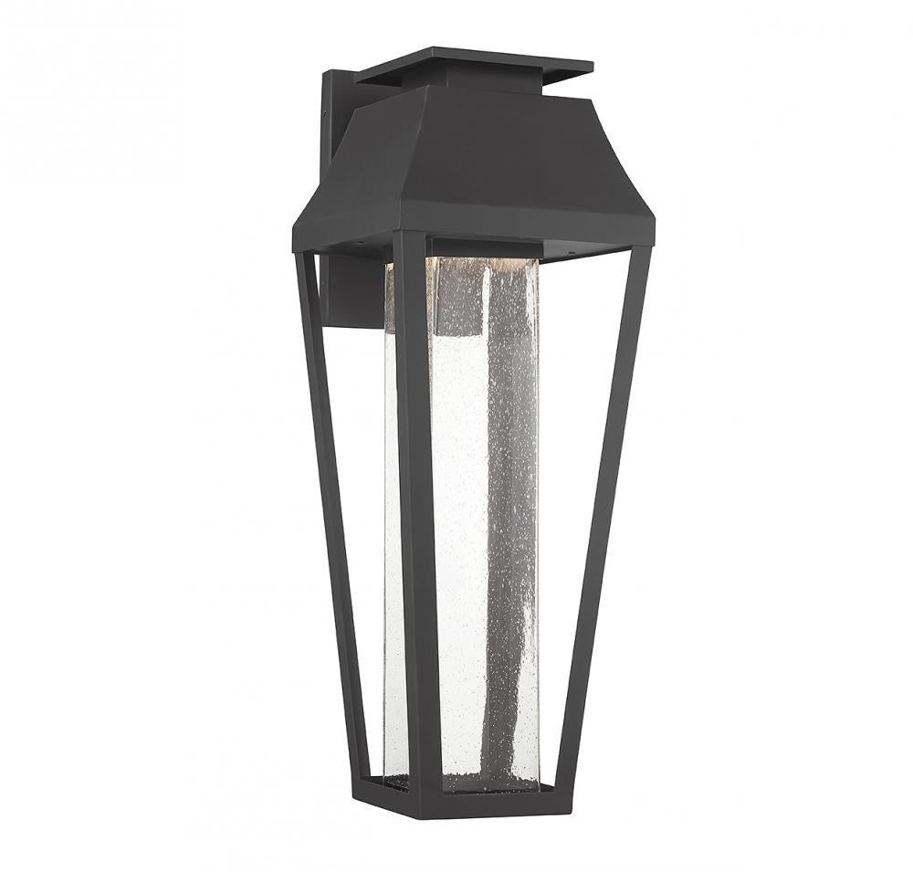 Savoy House Brookline 33-in LED Outdoor Wall Lantern Matte Black