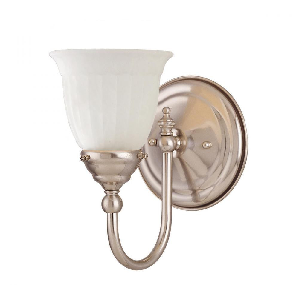 Savoy House Brunswick Bath Wall Sconce Satin Nickel