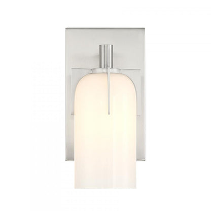 Savoy House Caldwell 1-Light Bathroom Vanity Light in Satin Nickel, Savoy House 9-4128-1-SN ALYK3