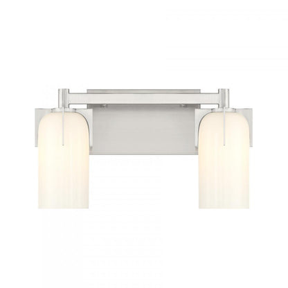 Savoy House Caldwell 2-Light Bathroom Vanity Light in Satin Nickel, Savoy House 8-4128-2-SN ALXMQ