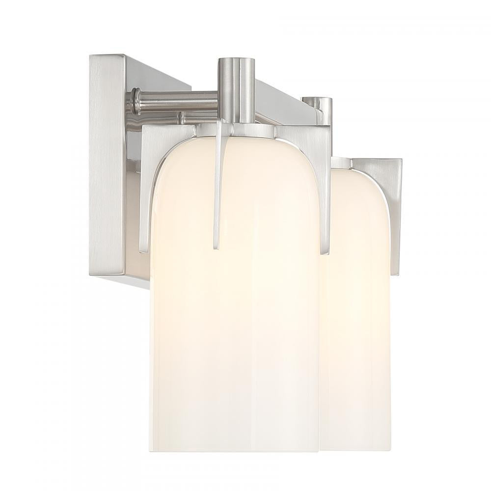 Savoy House Caldwell 2-Light Bathroom Vanity Light in Satin Nickel, Savoy House 8-4128-2-SN ALXMQ