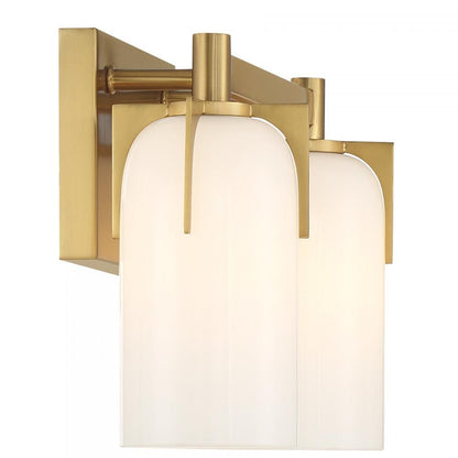 Savoy House Caldwell 2-Light Bathroom Vanity Light Satin Nickel