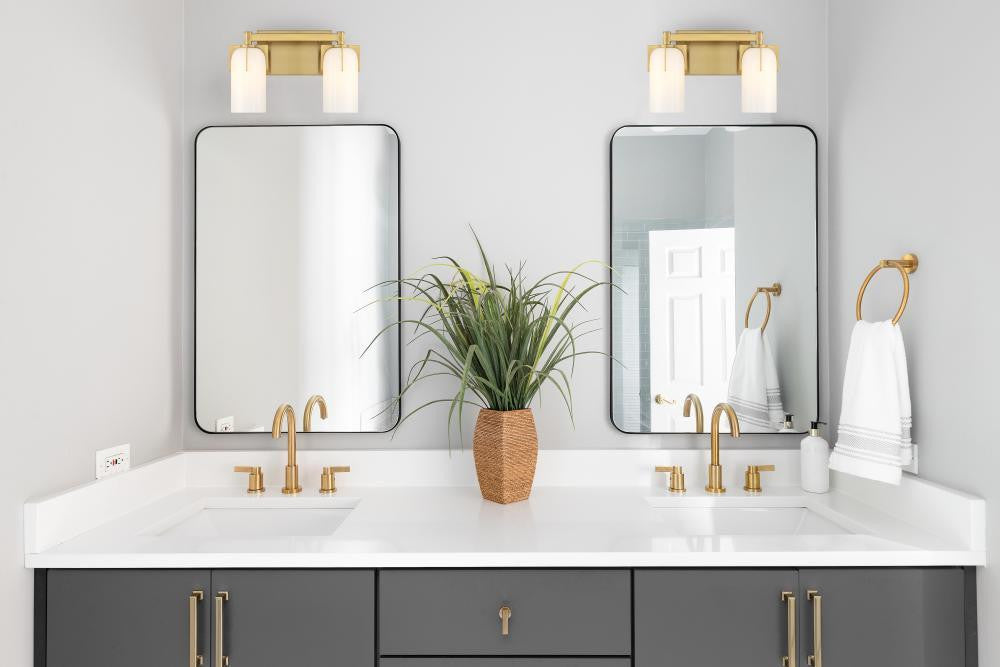 Savoy House Caldwell 2-Light Bathroom Vanity Light Matte Black