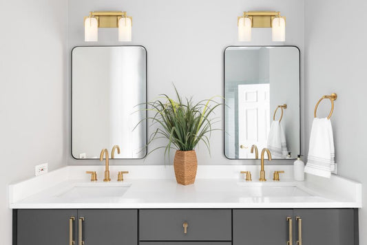 Savoy House Caldwell 2-Light Bathroom Vanity Light Matte Black