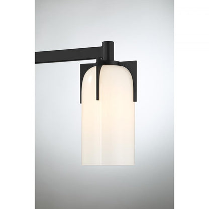 Savoy House Caldwell 3-Light Bathroom Vanity Light in Matte Black, Savoy House 8-4128-3-BK ALXMT