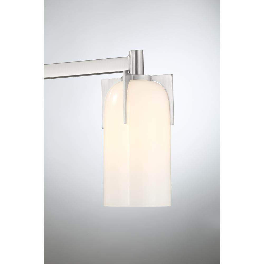 Savoy House Caldwell 3-Light Bathroom Vanity Light in Satin Nickel, Savoy House 8-4128-3-SN ALXMU