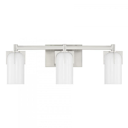Savoy House Caldwell 3-Light Bathroom Vanity Light in Satin Nickel, Savoy House 8-4128-3-SN ALXMU
