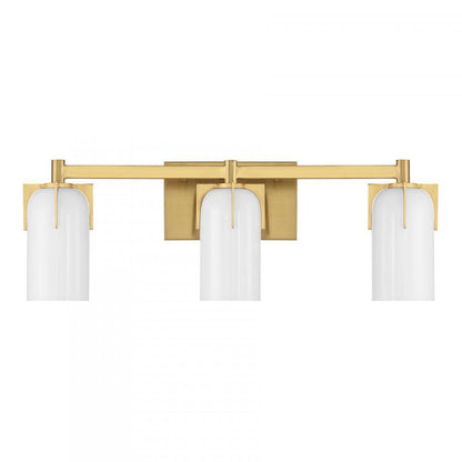 Savoy House Caldwell 3-Light Bathroom Vanity Light Warm Brass