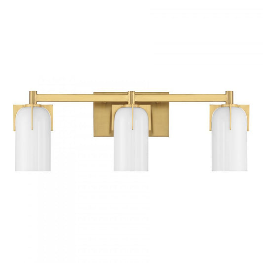 Savoy House Caldwell 3-Light Bathroom Vanity Light Warm Brass