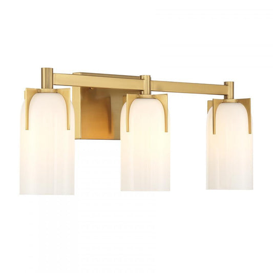 Savoy House Caldwell 3-Light Bathroom Vanity Light Matte Black