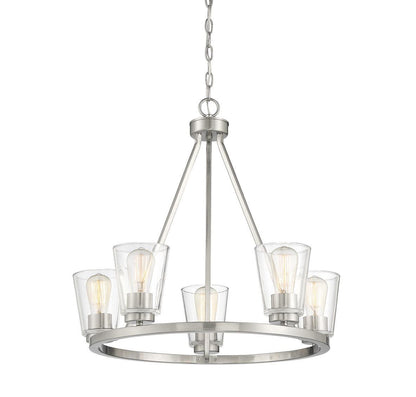 Savoy House Calhoun 5-Light Chandelier Warm Brass