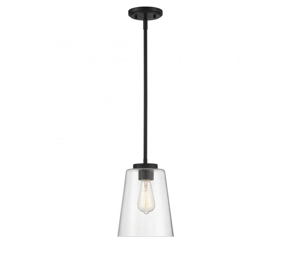 Savoy House Calhoun 8-in Pendant Matte Black