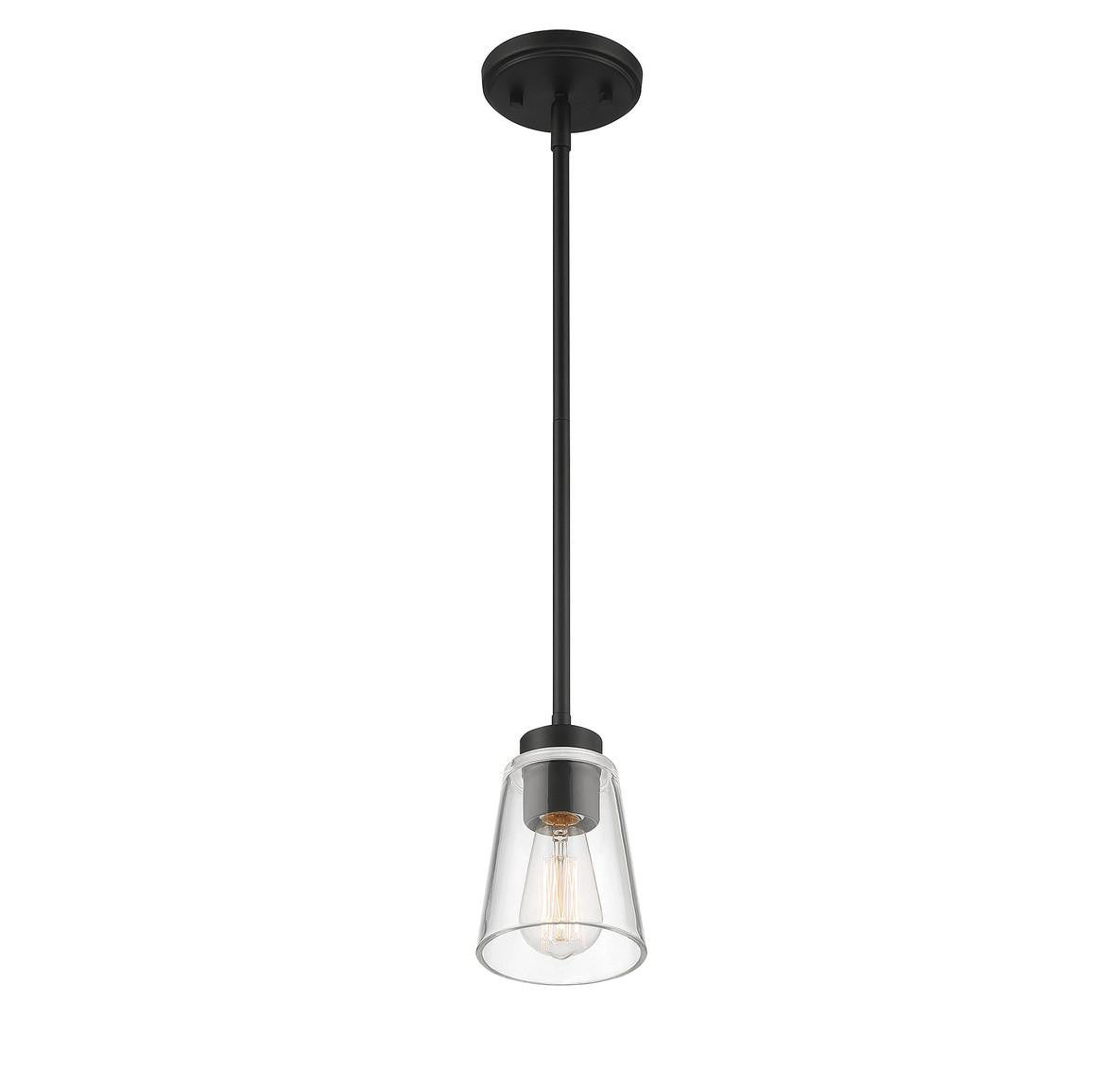 Savoy House Calhoun 5-in Pendant Warm Brass