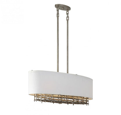 Savoy House Cameo 4-Light Linear Chandelier Campagne Luxe