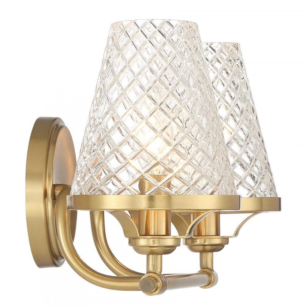 Savoy House Candler 2-Light Bathroom Vanity Light