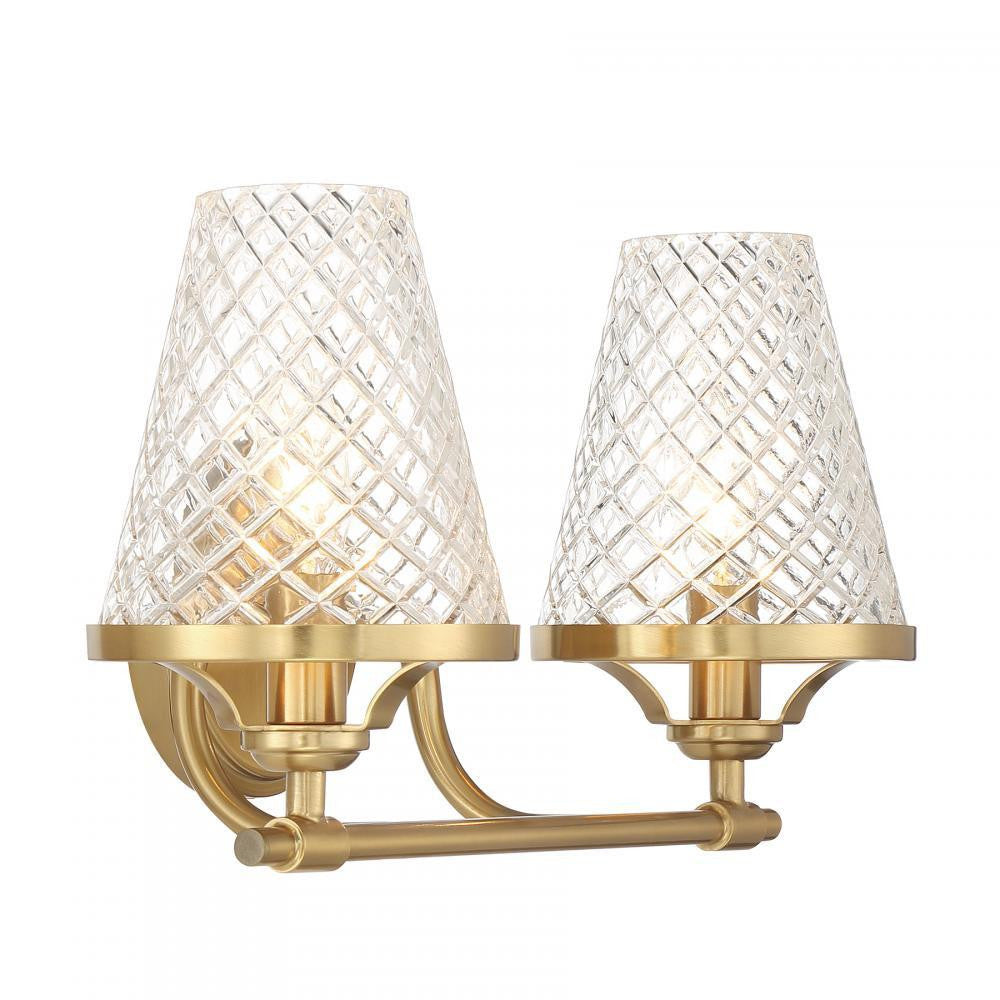Savoy House Candler 2-Light Bathroom Vanity Light
