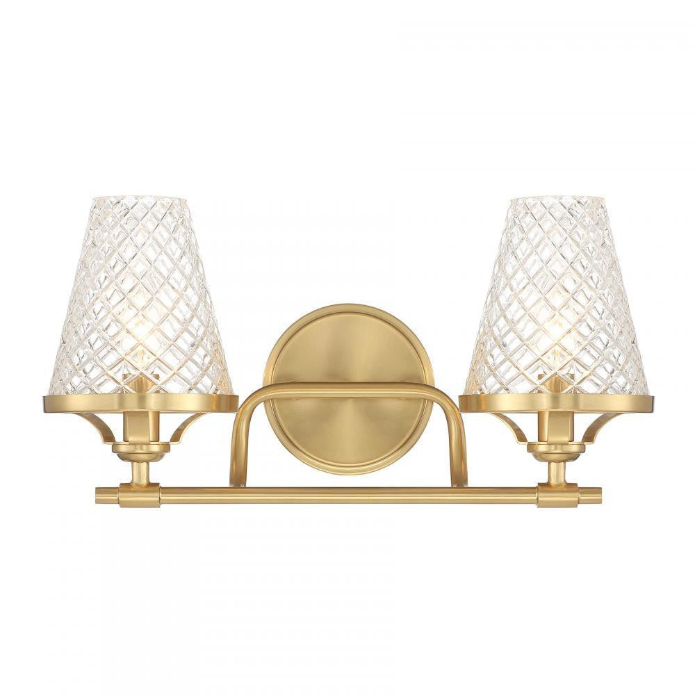 Savoy House Candler 2-Light Bathroom Vanity Light