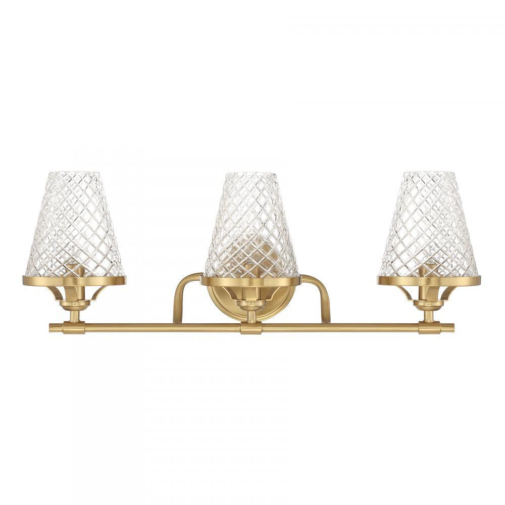 Savoy House Candler 3-Light Bathroom Vanity Light