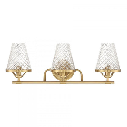 Savoy House Candler 3-Light Bathroom Vanity Light