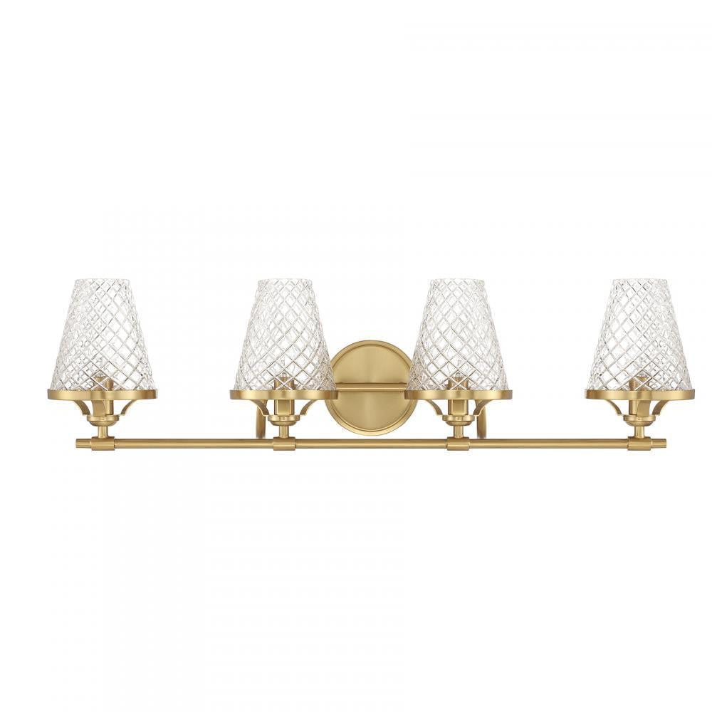 Savoy House Candler 4-Light Bathroom Vanity Light