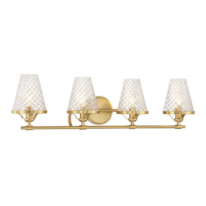 Savoy House Candler 4-Light Bathroom Vanity Light