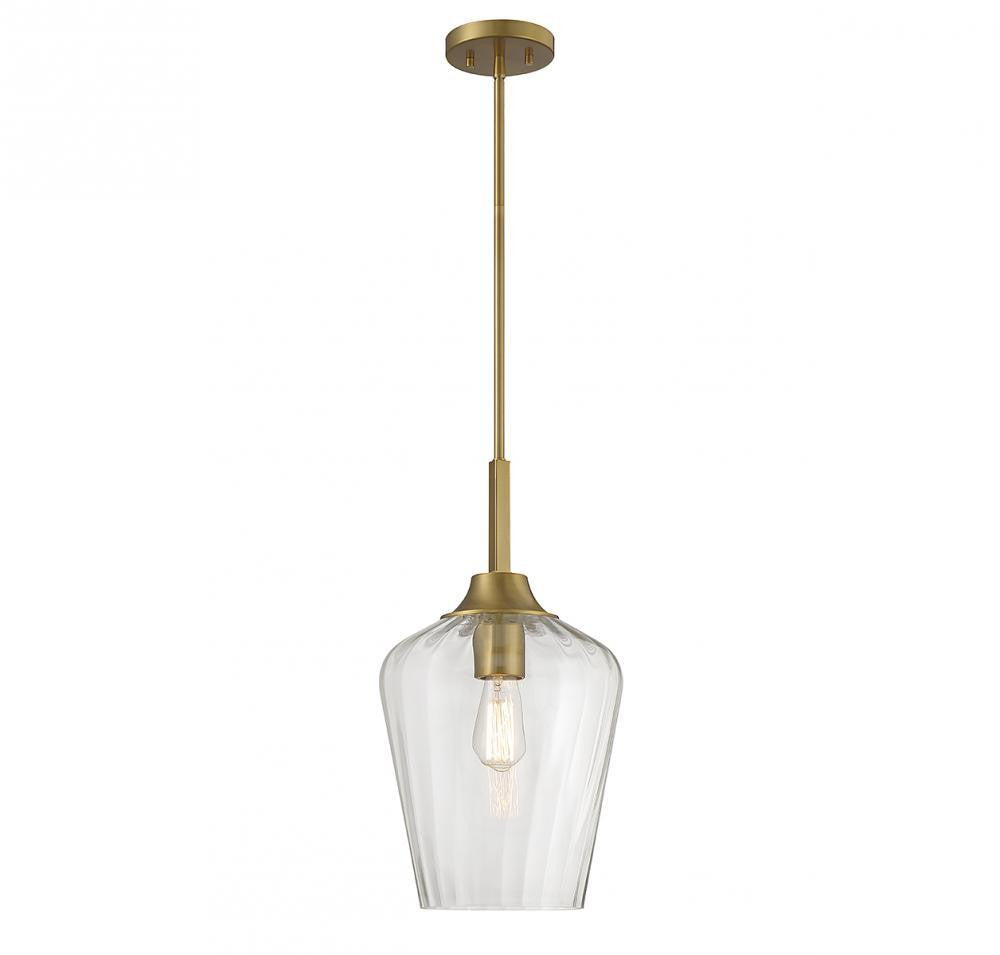Savoy House Carlton Pendant Warm Brass