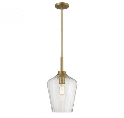 Savoy House Carlton Pendant Warm Brass