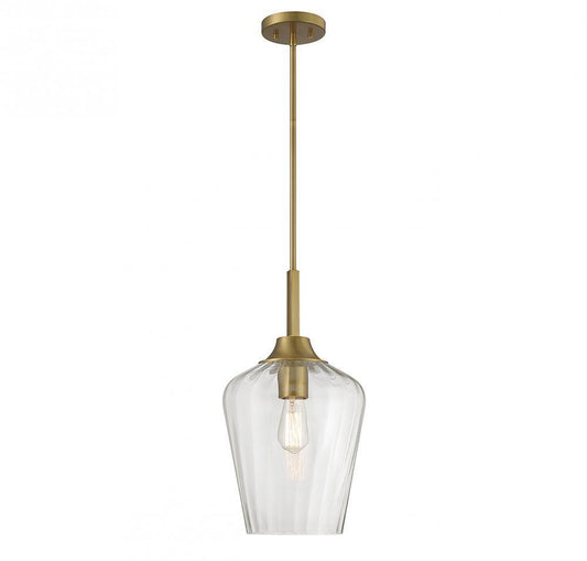 Savoy House Carlton Pendant Warm Brass