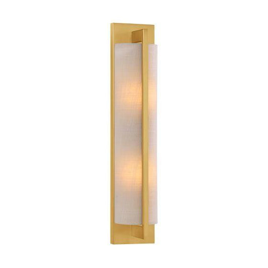 Savoy House Carver 2-Light Wall Sconce Warm Brass