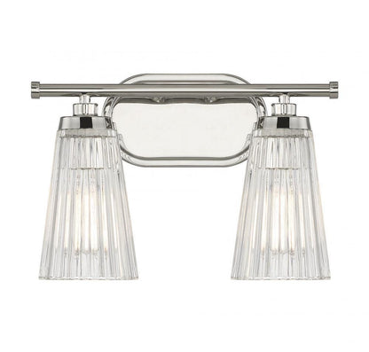 Savoy House Chantilly 2-Light Bath Vanity Polished Nickel
