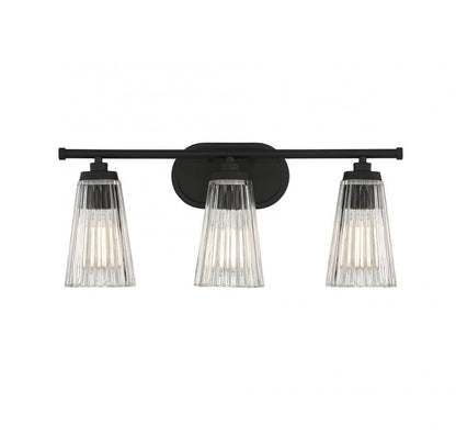 Savoy House Chantilly 3-Light Bath Vanity Matte Black
