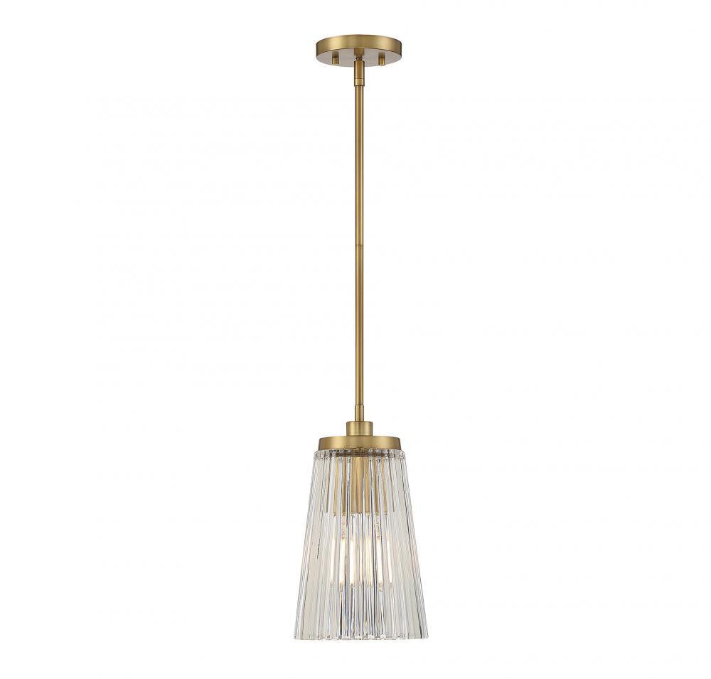 Savoy House Chantilly Pendant Warm Brass