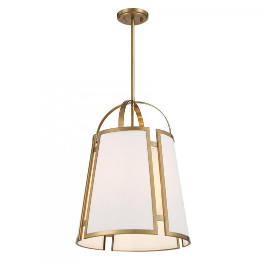 Savoy House Chartwell 4-Light Pendant Warm Brass
