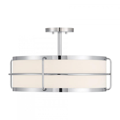 Savoy House Chauncey 4-Light Ceiling Light Chrome