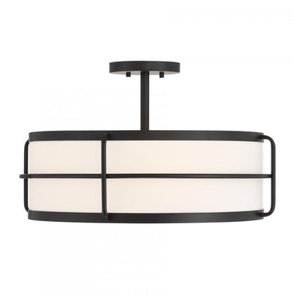 Savoy House Chauncey 4-Light Ceiling Light Matte Black