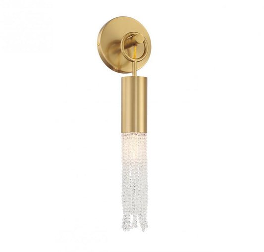 Savoy House Chelsea 1-Light Wall Sconce Warm Brass
