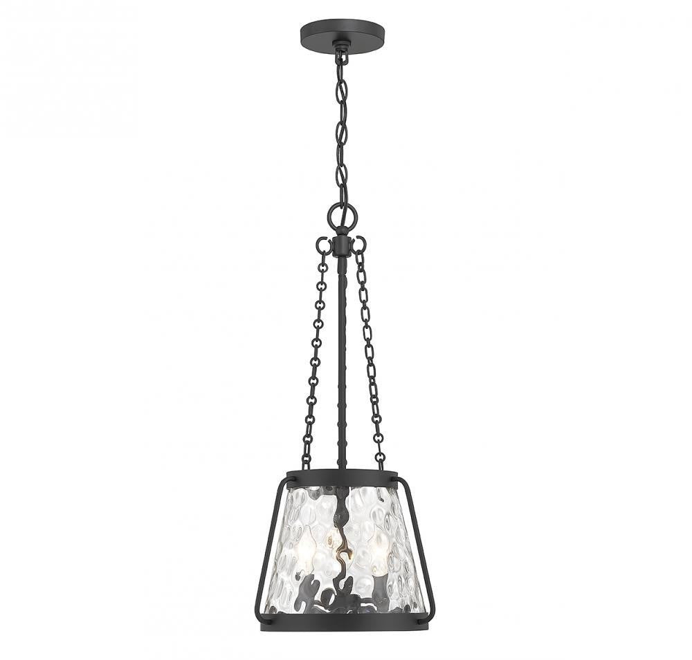 Savoy House Crawford 3-Light Pendant Matte Black