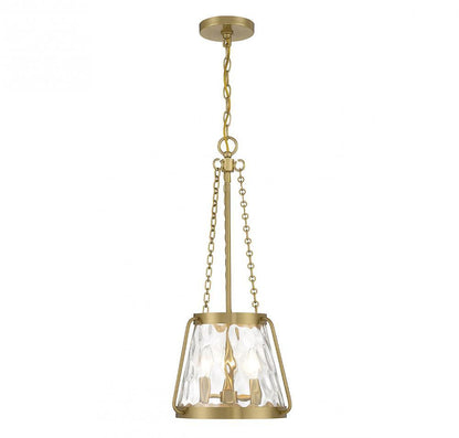 Savoy House Crawford 3-Light Pendant Warm Brass