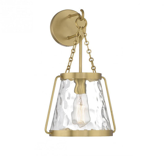 Savoy House Crawford Wall Sconce Warm Brass