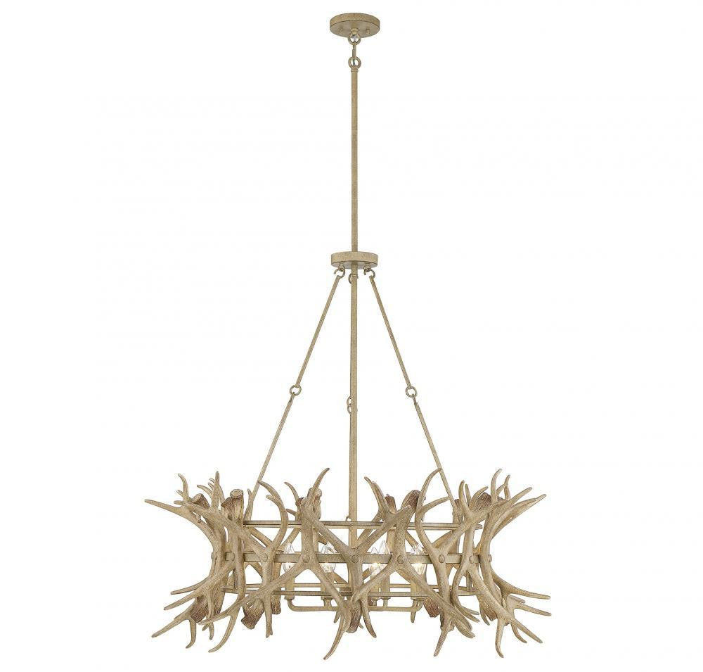 Savoy House Daniels 8-Light Chandelier Matte White